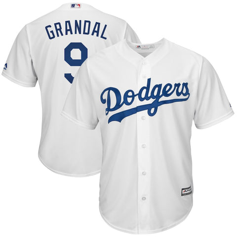 Yasmani Grandal Los Angeles Dodgers Majestic Cool Base Home Player Jersey - White