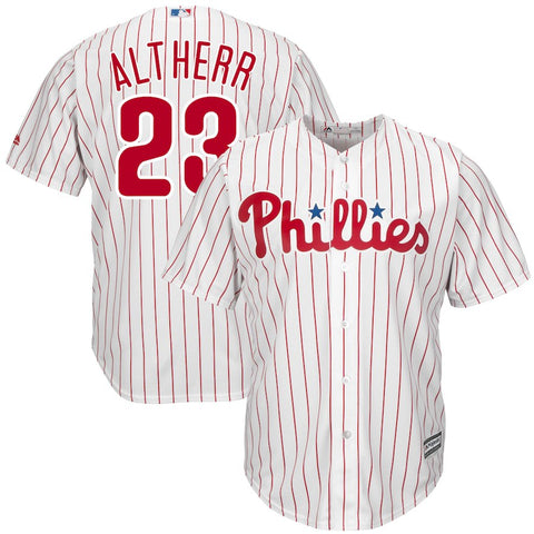 Aaron Altherr Philadelphia Phillies Majestic Home Cool Base Replica Player Jersey - White