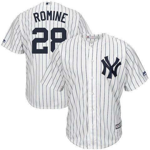 Austin Romine New York Yankees Majestic Home Cool Base Replica Player Jersey - White