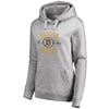 Boston Bruins   Women's Plus Sizes Heritage Pullover Hoodie - Ash