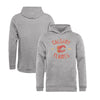 Calgary Flames   Youth Heritage Pullover Hoodie - Ash