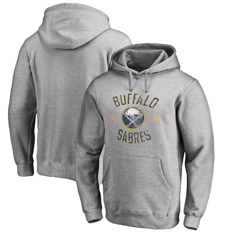 Buffalo Sabres   Big & Tall Heritage Pullover Hoodie - Ash