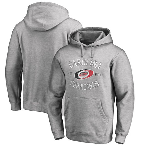 Carolina Hurricanes   Big & Tall Heritage Pullover Hoodie - Ash