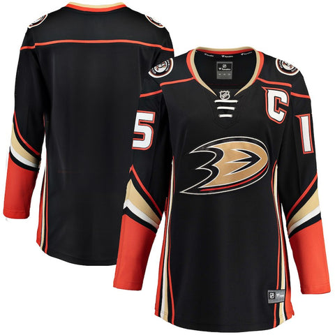 Anaheim Ducks   Women's Breakaway Home Jersey - Black