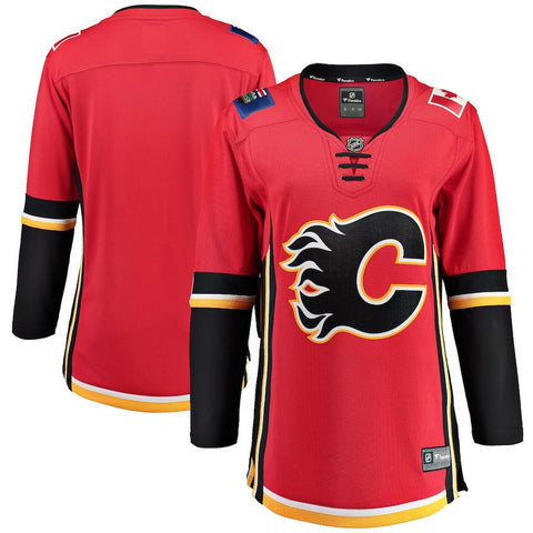 Calgary Flames   Women's Breakaway Home Jersey - Red