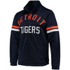 Detroit Tigers G-III Sports by Carl Banks Veteran Track Jacket - Navy