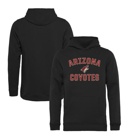 Arizona Coyotes   Youth Victory Arch Pullover Hoodie - Black