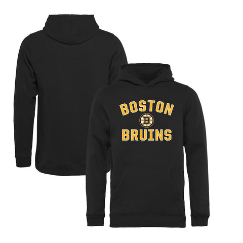 Boston Bruins   Youth Victory Arch Pullover Hoodie - Black