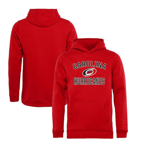 Carolina Hurricanes   Youth Victory Arch Pullover Hoodie - Red