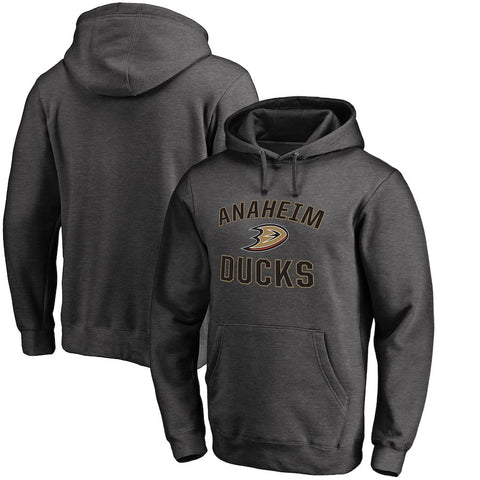 Anaheim Ducks   Victory Arch Pullover Hoodie - Heathered Gray