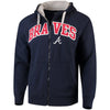 Atlanta Braves Antigua Team Victory Full-Zip Hoodie