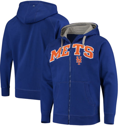 New York Mets Antigua Team Victory Full-Zip Hoodie