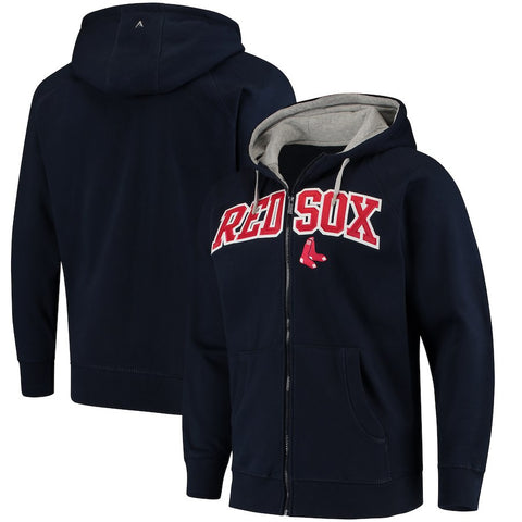 Boston Red Sox Antigua Team Victory Full-Zip Hoodie