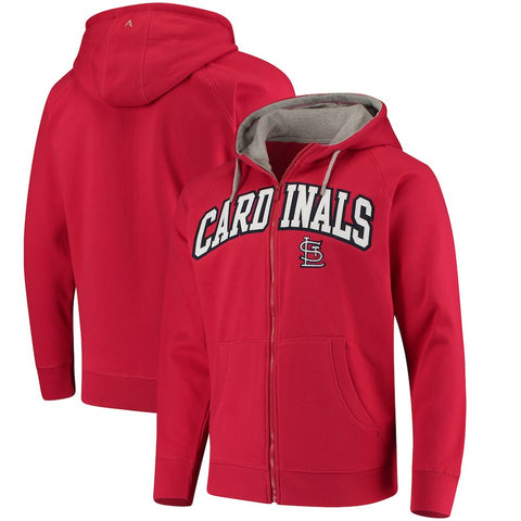 St. Louis Cardinals Antigua Team Victory Full-Zip Hoodie
