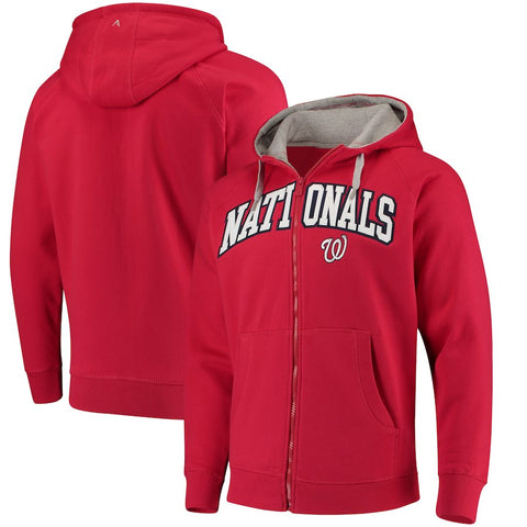 Washington Nationals Antigua Team Victory Full-Zip Hoodie