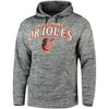 Baltimore Orioles Stitches Digital Fleece Pullover Hoodie - Heathered Black