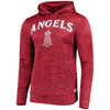 Los Angeles Angels Stitches Digital Fleece Pullover Hoodie - Heathered Red