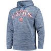 Chicago Cubs Stitches Digital Fleece Pullover Hoodie - Heathered Royal