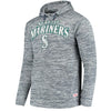 Seattle Mariners Stitches Digital Fleece Pullover Hoodie - Heathered Navy
