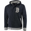 Boston Red Sox Stitches Twisted Yarn Full-Zip Hoodie