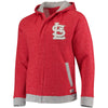 St. Louis Cardinals Stitches Twisted Yarn Full-Zip Hoodie