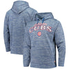 Chicago Cubs Stitches Digital Fleece Pullover Hoodie - Heathered Royal