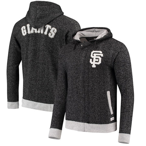 San Francisco Giants Stitches Twisted Yarn Full-Zip Hoodie