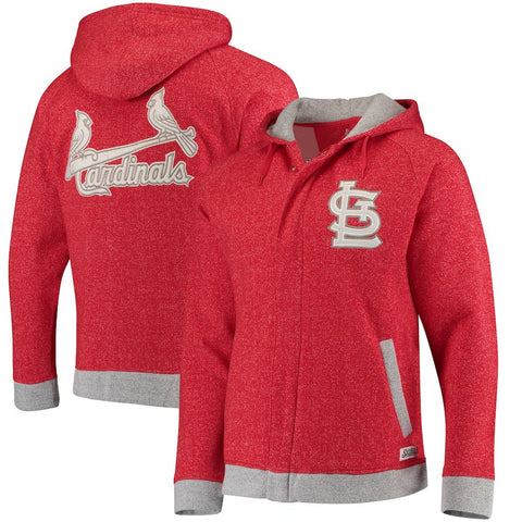 St. Louis Cardinals Stitches Twisted Yarn Full-Zip Hoodie