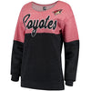 Arizona Coyotes 5th & Ocean by New Era Women's Tri-Blend Fleece Scoop Neck Pullover Sweatshirt