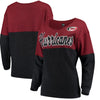 Carolina Hurricanes 5th & Ocean by New Era Women's Tri-Blend Fleece Scoop Neck Pullover Sweatshirt