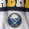 Buffalo Sabres 5th & Ocean by New Era Girls Youth Baby Jersey Long Sleeve Stripe T-Shirt - White/Navy