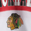 Chicago Blackhawks 5th & Ocean by New Era Girls Youth Baby Jersey Long Sleeve Stripe T-Shirt - White/Red