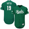 Joey Votto Cincinnati Reds Majestic 2018 St. Patrick's Day Flex Base Authentic Collection Celtic Player Jersey