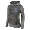 Los Angeles Dodgers Women's Performance Pullover Hoodie - Gray