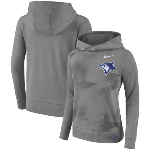 Toronto Blue Jays Women's Performance Pullover Hoodie - Gray