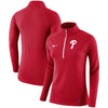 Philadelphia Phillies Women's Top Core Half-Zip Pullover Jacket
