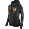 Baltimore Orioles Women's Vintage Full-Zip Hoodie - Black