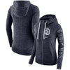 San Diego Padres Women's Vintage Full-Zip Hoodie - Navy