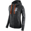 San Francisco Giants Women's Vintage Full-Zip Hoodie - Black