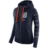 Detroit Tigers Women's Vintage Full-Zip Hoodie