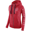 Washington Nationals Women's Vintage Full-Zip Hoodie - Red