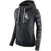 Chicago White Sox Women's Vintage Full-Zip Hoodie - Black