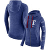 Texas Rangers Women's Vintage Full-Zip Hoodie - Royal