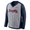 Atlanta Braves Performance Pullover Windshirt - Gray