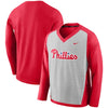 Philadelphia Phillies Performance Pullover Windshirt - Gray