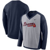 Atlanta Braves Performance Pullover Windshirt - Gray