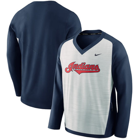 Cleveland Indians Performance Pullover Windshirt - Gray