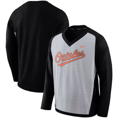 Baltimore Orioles Performance Pullover Windshirt - Gray