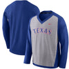 Texas Rangers Performance Pullover Windshirt - Gray