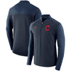 Cleveland Indians Elite Performance Half-Zip Pullover Jacket - Navy